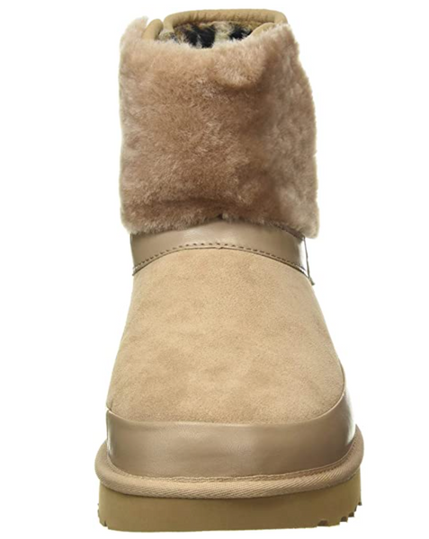 UGG WOMEN CLASSIC LEOPARD LINED BOW