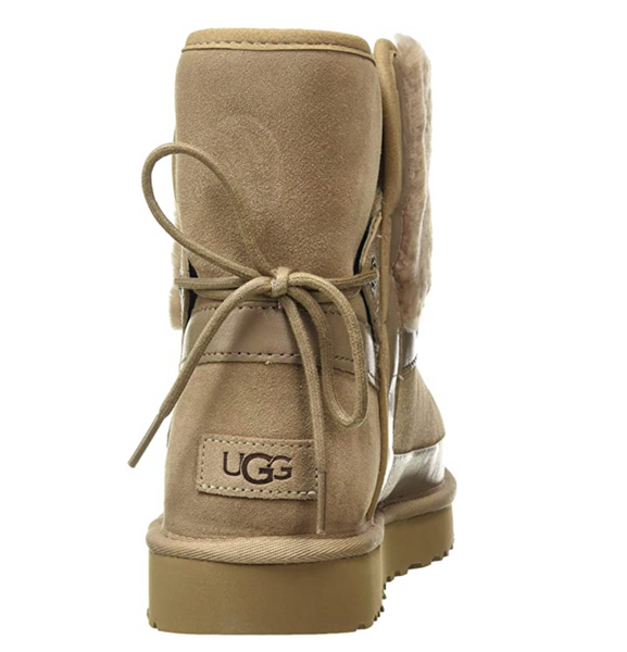 UGG WOMEN CLASSIC LEOPARD LINED BOW